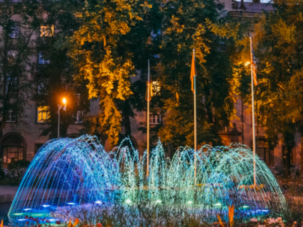 A Fountain Lighting Project in Portugal